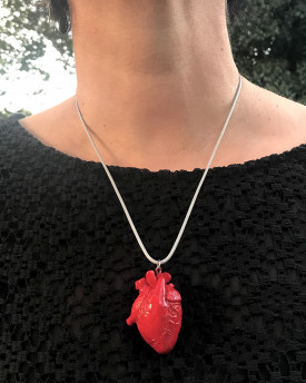 Strangelove - Large Anatomical heart pendant