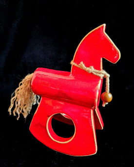 Ceramic rocking horse