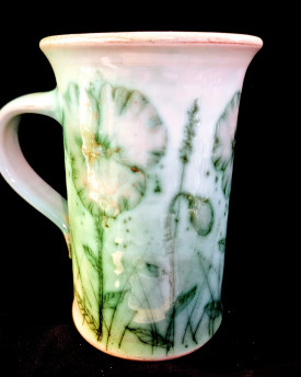 Hrnek ručně malovaný vysoký