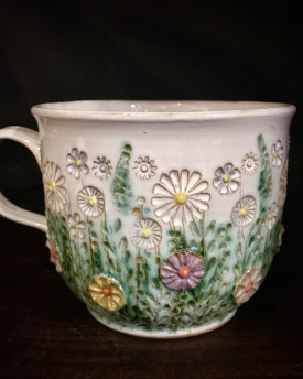 Meadow embossed cup (large) 0.4L