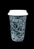 foto: Porcelain insulated mug with lid - Bluedot