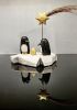 foto: Holzkrippe Pinguine - Goldene Eier
