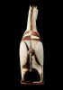 foto: Keramikpferd mit einem antiken Messingschwanz