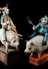 foto: Keramische Skulptur - Fröhlicher Narr