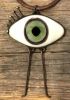 foto: All Seeing Eye Talisman Glass Pendant - green