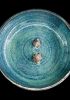 foto: Ceramic Bird bath with animal - medium