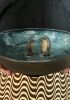 foto: Ceramic Bird bath with animal - medium