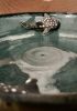 foto: Ceramic Bird Bath with animal - Large