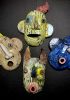 foto: Ceramic wallart - Funky Masks (small)