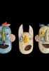 foto: Ceramic Wallart - Funky masks (Large)