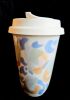 foto: Porcelain insulated mug with lid - Abstract