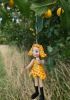 foto: Little girl in yellow- puppet