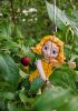 foto: Little girl in yellow- puppet